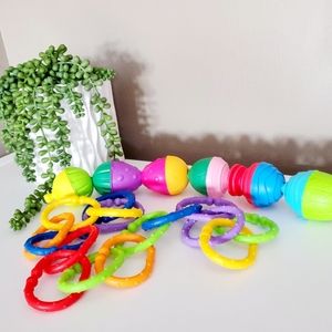 Fisher-Price Snap-Lock beads & connecting link toys